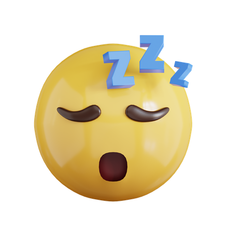 Sleepy Emoji  3D Icon