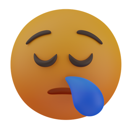 Sleepy Face  3D Icon