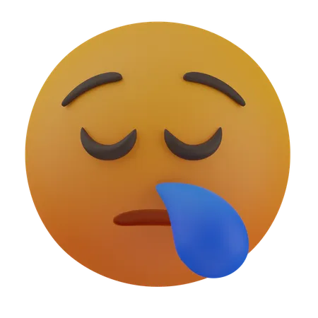 Sleepy Face  3D Icon