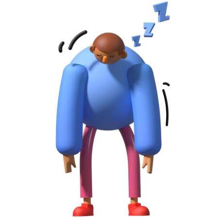 Sleepy man  3D Emoji