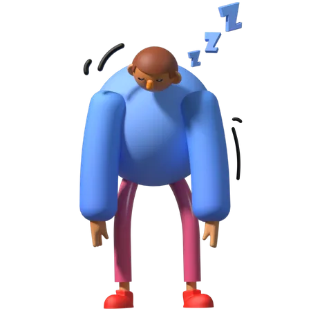 Sleepy man  3D Emoji