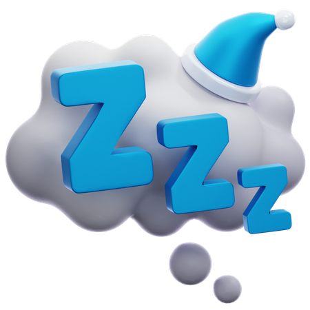 Sleepy Sticker  3D Icon