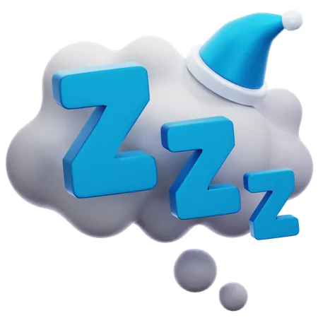 Sleepy Sticker  3D Icon