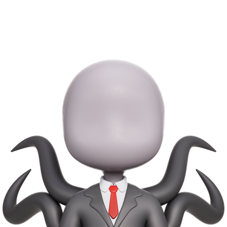 Slenderman  3D Icon