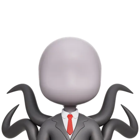 Slenderman  3D Icon