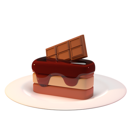 Slice Of Cake  3D Icon