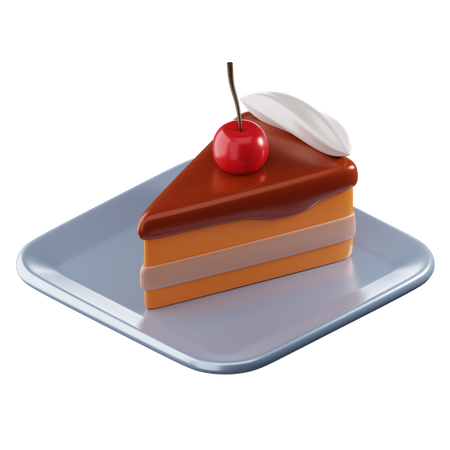 Slice Of Cake  3D Icon