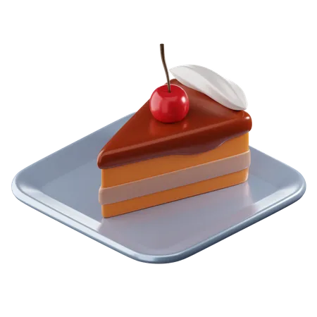 Slice Of Cake  3D Icon