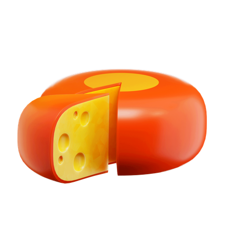 Slice of Cheese  3D Icon