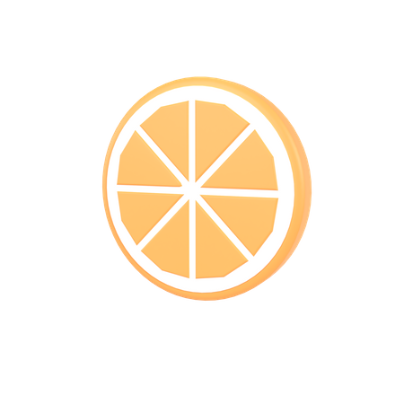 Slice Of Lemon 3D Icon
