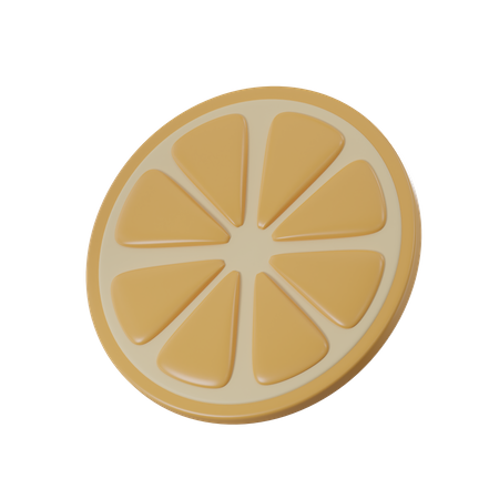 Slice Of Lemon  3D Icon