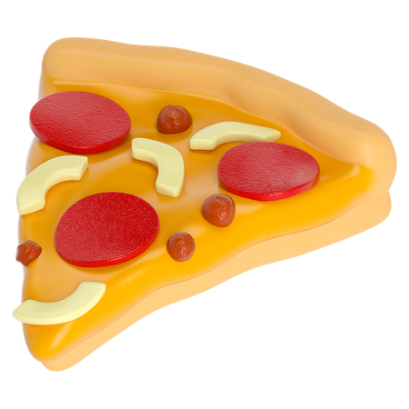 Slice Of Pizza 3D Icon