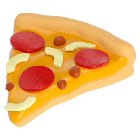 Slice Of Pizza 3D Icon