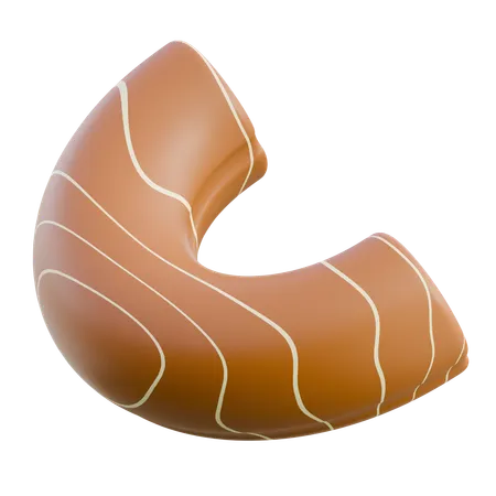 Sliced Bagel With Cream Cheese  3D Icon