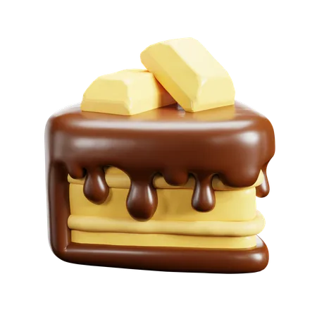 Sliced Cake  3D Icon