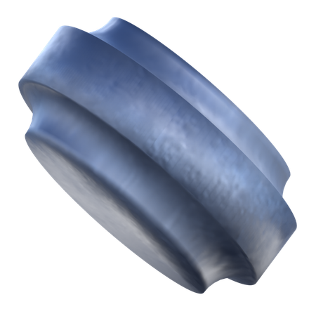 Sliced Cube Abstract Shape  3D Icon