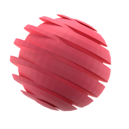 Sliced Sphere  3D Icon