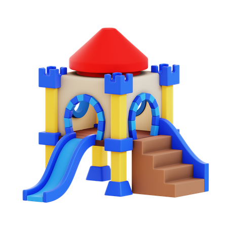 Slide Castle  3D Icon