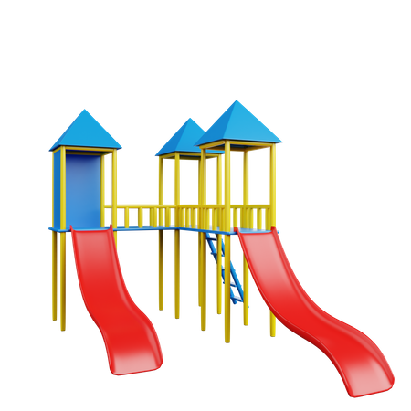 Slide infantil  3D Illustration