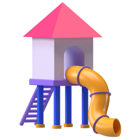 Slide Playground Tower  3D Icon