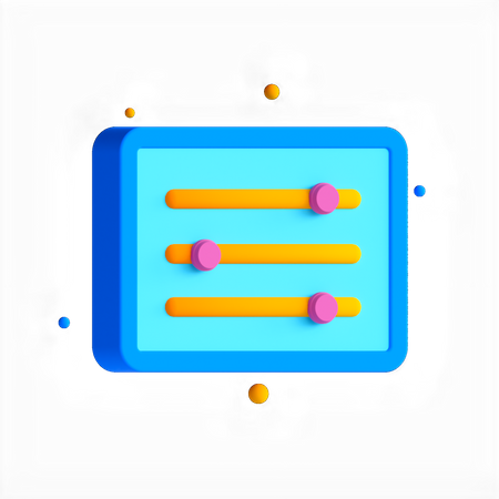 Slider  3D Icon