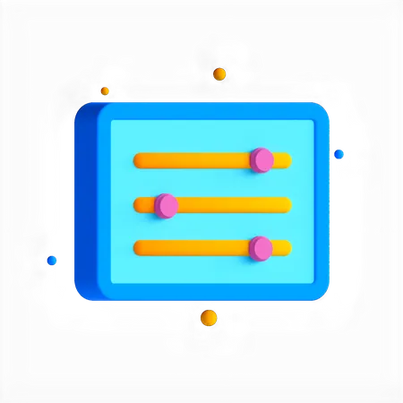 Slider  3D Icon