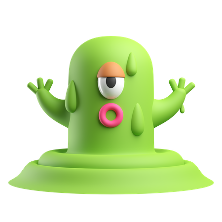 Slime Monster  3D Icon