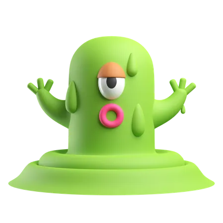 Slime Monster  3D Icon