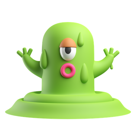 Slime Monster 3D Icon