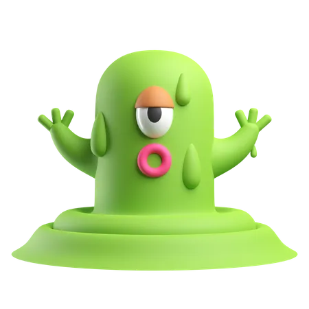 Slime Monster 3D Icon