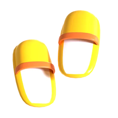 Slippers 3 D Illustration Good For Holiday And Travel Design 3D Icon
