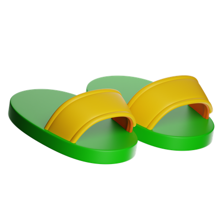 スリッパ  3D Icon