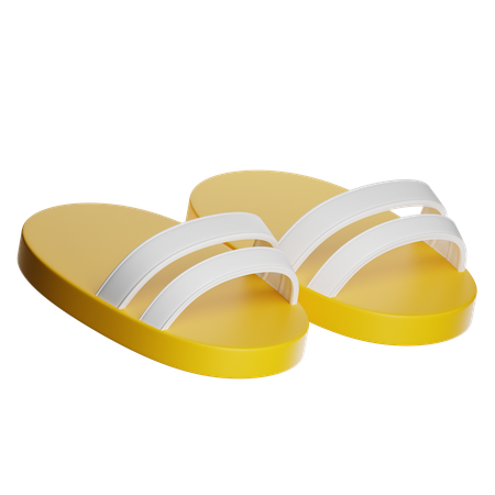 スリッパ  3D Icon