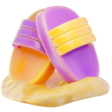 Slippers  3D Icon