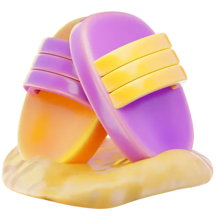 Slippers  3D Icon