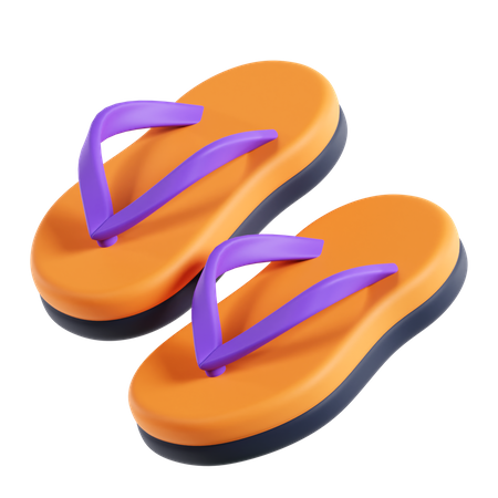 Slippers  3D Icon