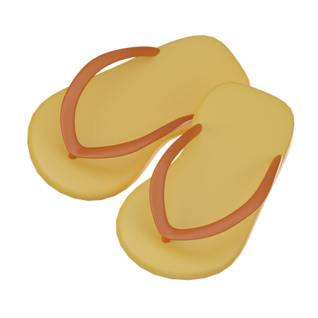 Slippers  3D Icon