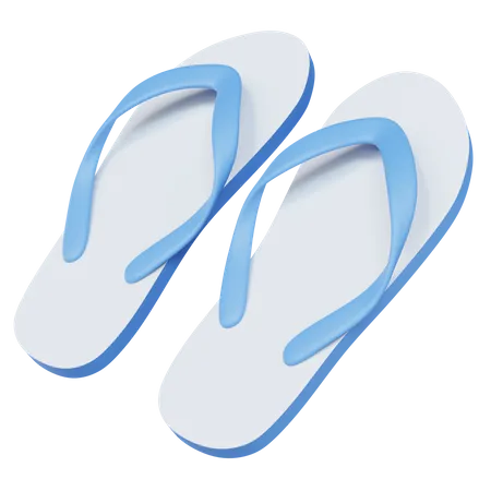 Slippers  3D Illustration