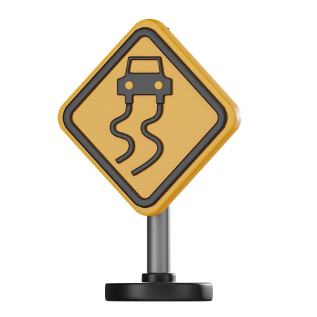 Slippery hazard  3D Icon