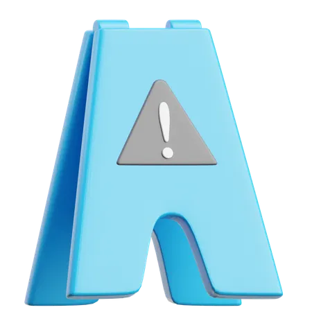 Slippery Signs  3D Icon