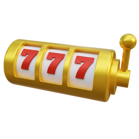 Slot Machine  3D Icon