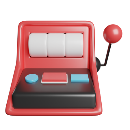 Slot Machine  3D Icon