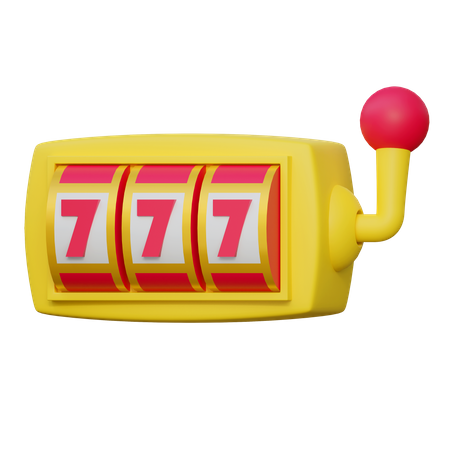 Slot Machine  3D Icon