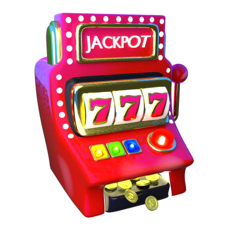 Slot Machine  3D Icon