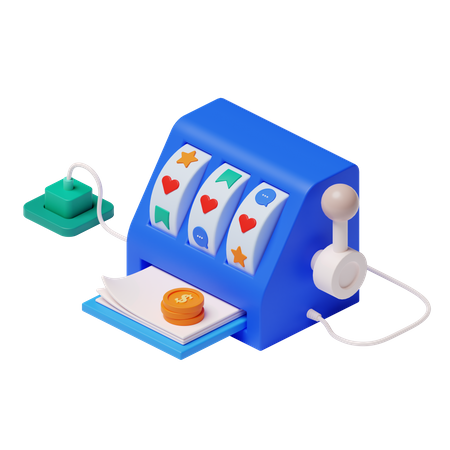 Slot Machine  3D Illustration