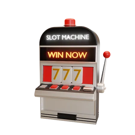 Slot Machine 3D Illustration