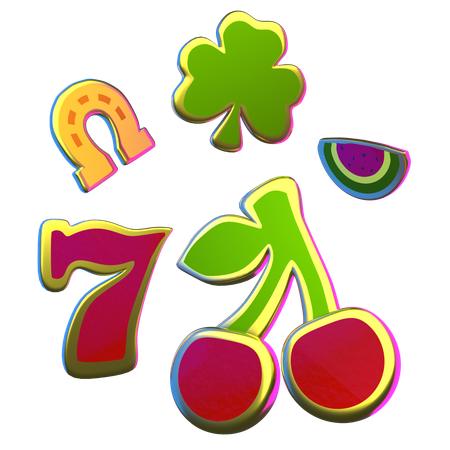 Slot Machine Symbols  3D Icon