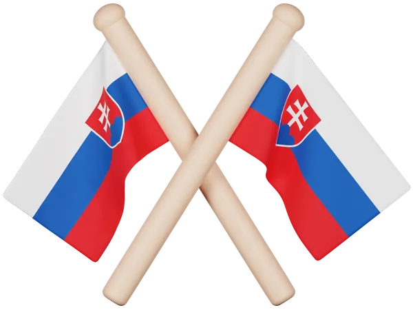 Slovakia Flag  3D Icon