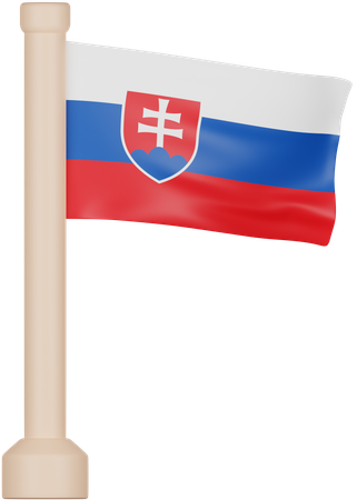 Slovakia Flag  3D Icon