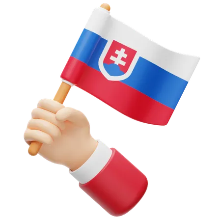 Drapeau de la Slovaquie  3D Icon